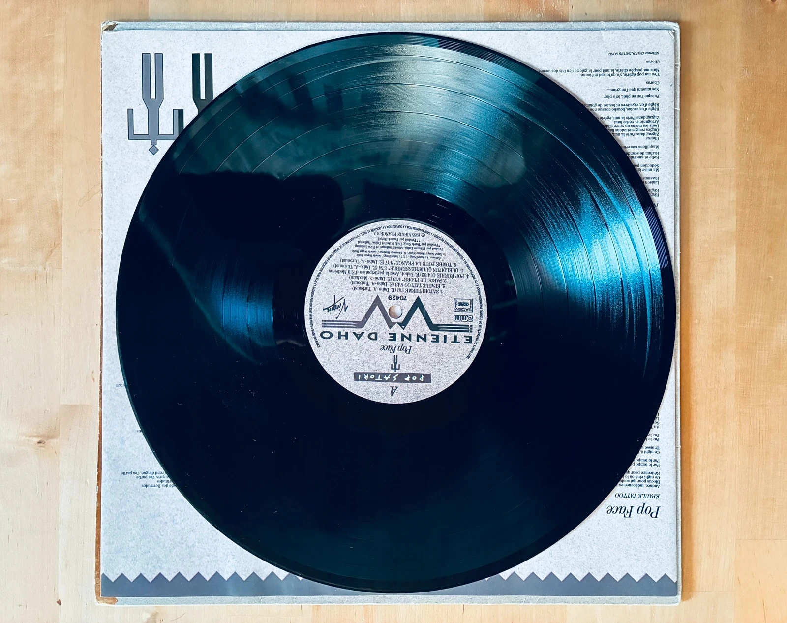 Disco de vinilo 33T Étienne Daho Pop Satori. – photo 3
